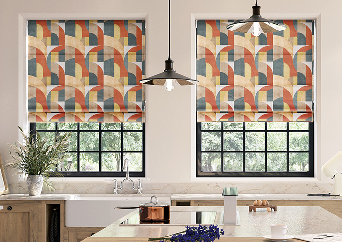 Varadero Velvet, Russet - Motorised Roman Blind - Image 3